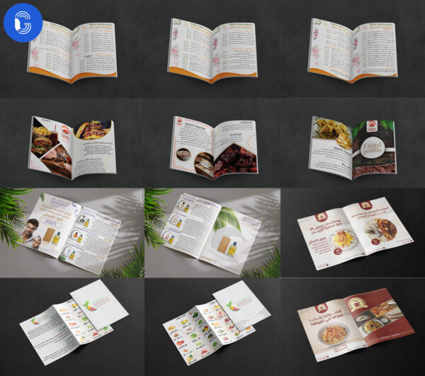 تصميم بروشور مميز يعرّف مطعمك أو شركتك بأجمل صورة